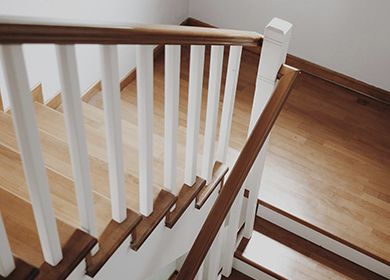 escaleras de madera